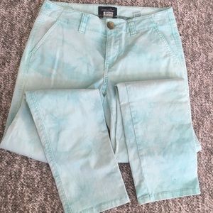 AMERICAN EAGLE OUTFITTERS SKINNY JEAN AQUA OMBRÉ 0